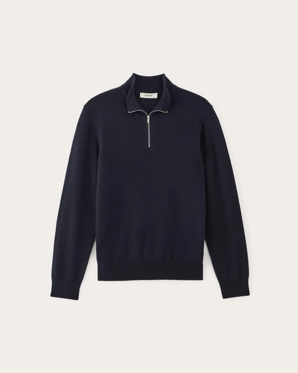The Quarter-Zip in Cashmere |  Navy (5)