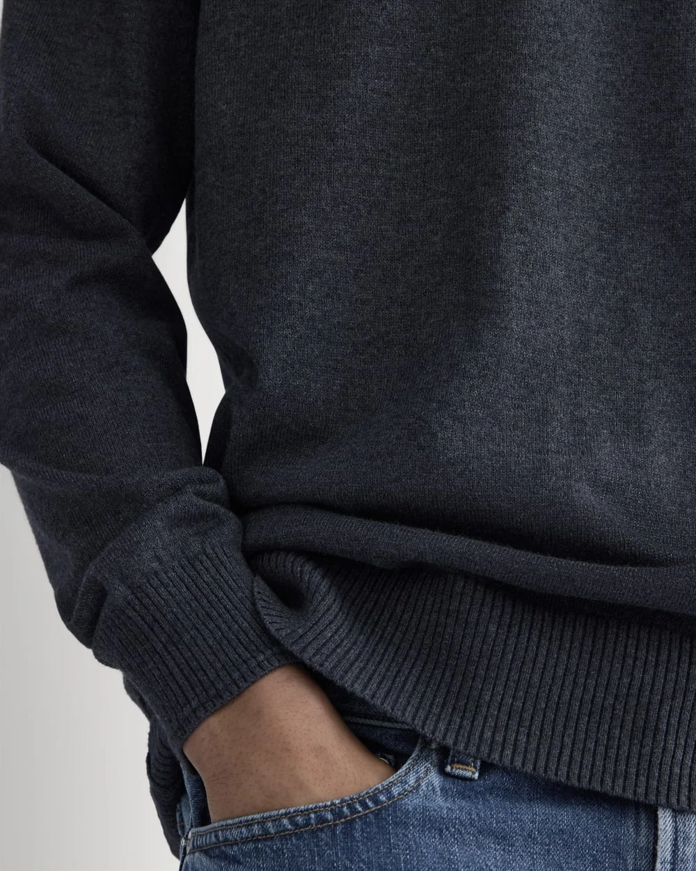 The No-Sweat Sweater | Uniform | Heathered Ash (5)
