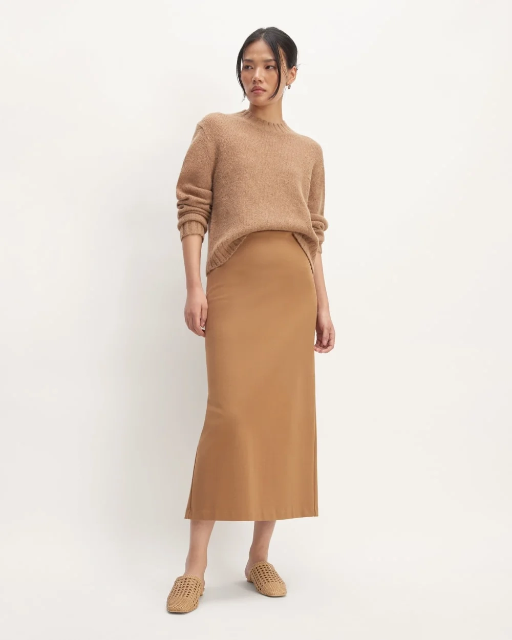 The Day Mule | Light Taupe Woven (4)
