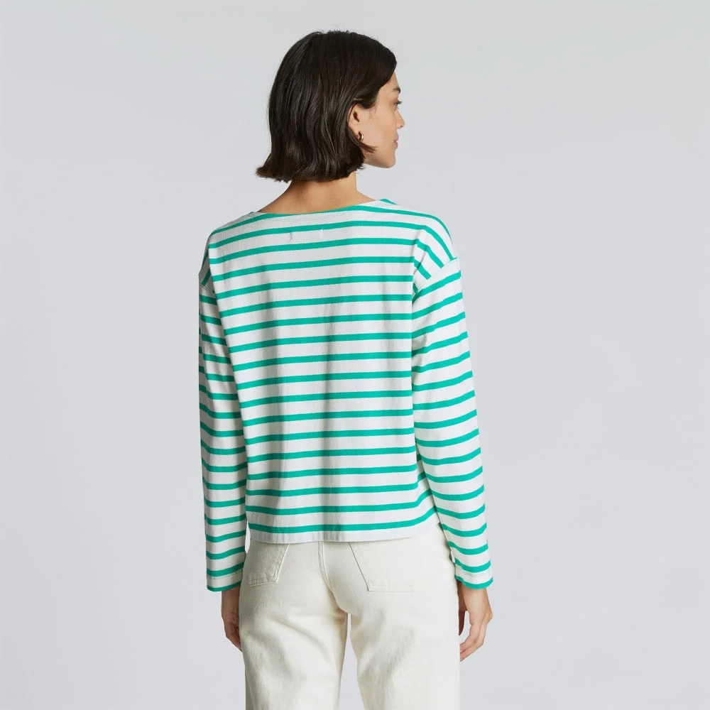The Mariner Tee | Bright Jade / Canvas Tan (5)