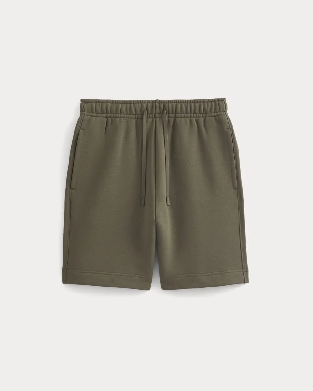 Luxe Fleece Easy Short | Olive Night (7)