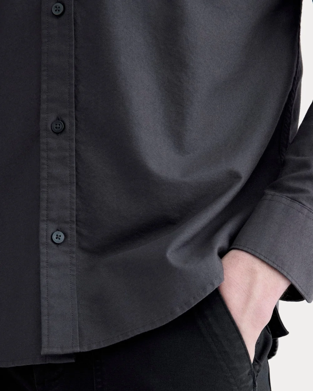 The Slim Oxford Shirt | Slate Grey | Standard (5)