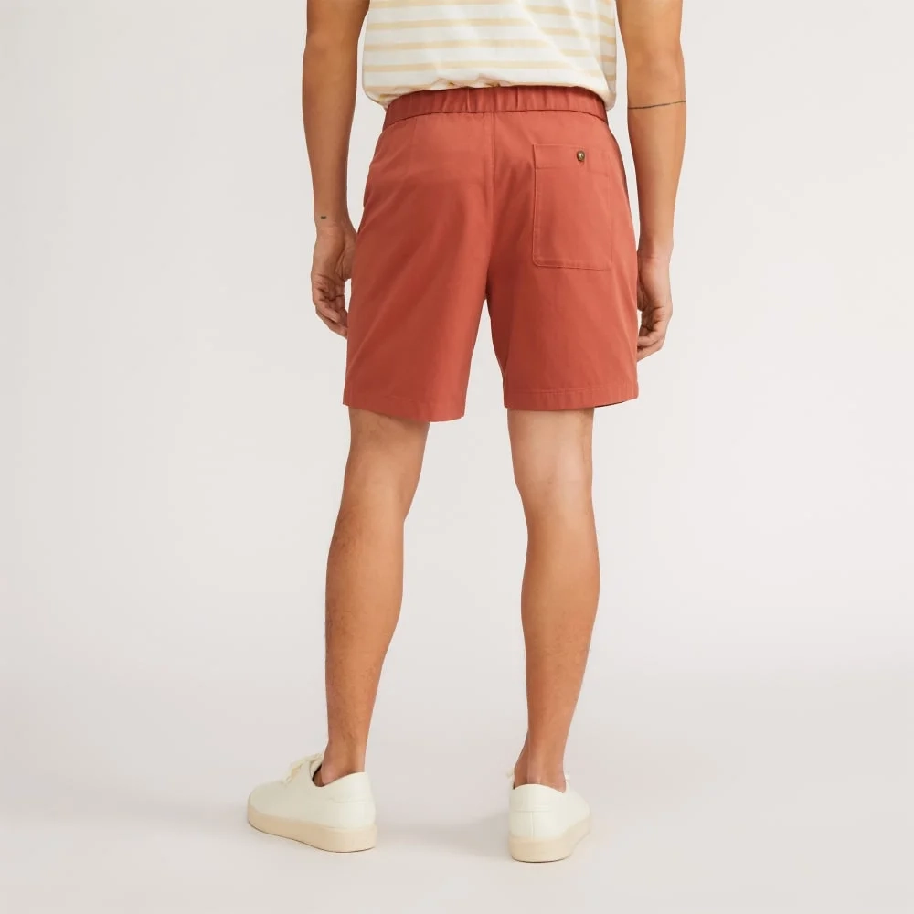 The Pull-On Performance Chino Short | Redwood (6)