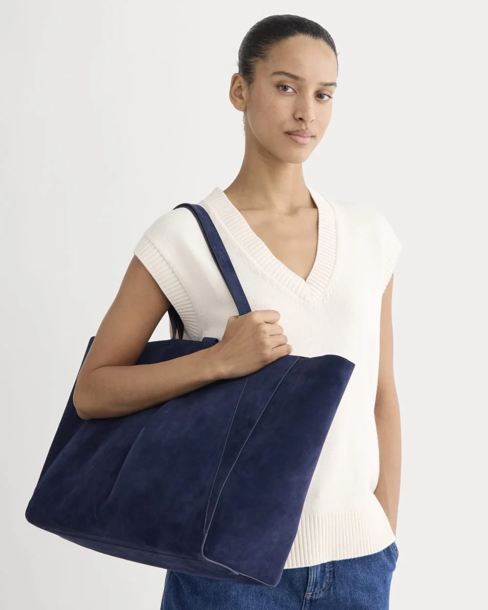 Studio Market Tote |  Navy (6)