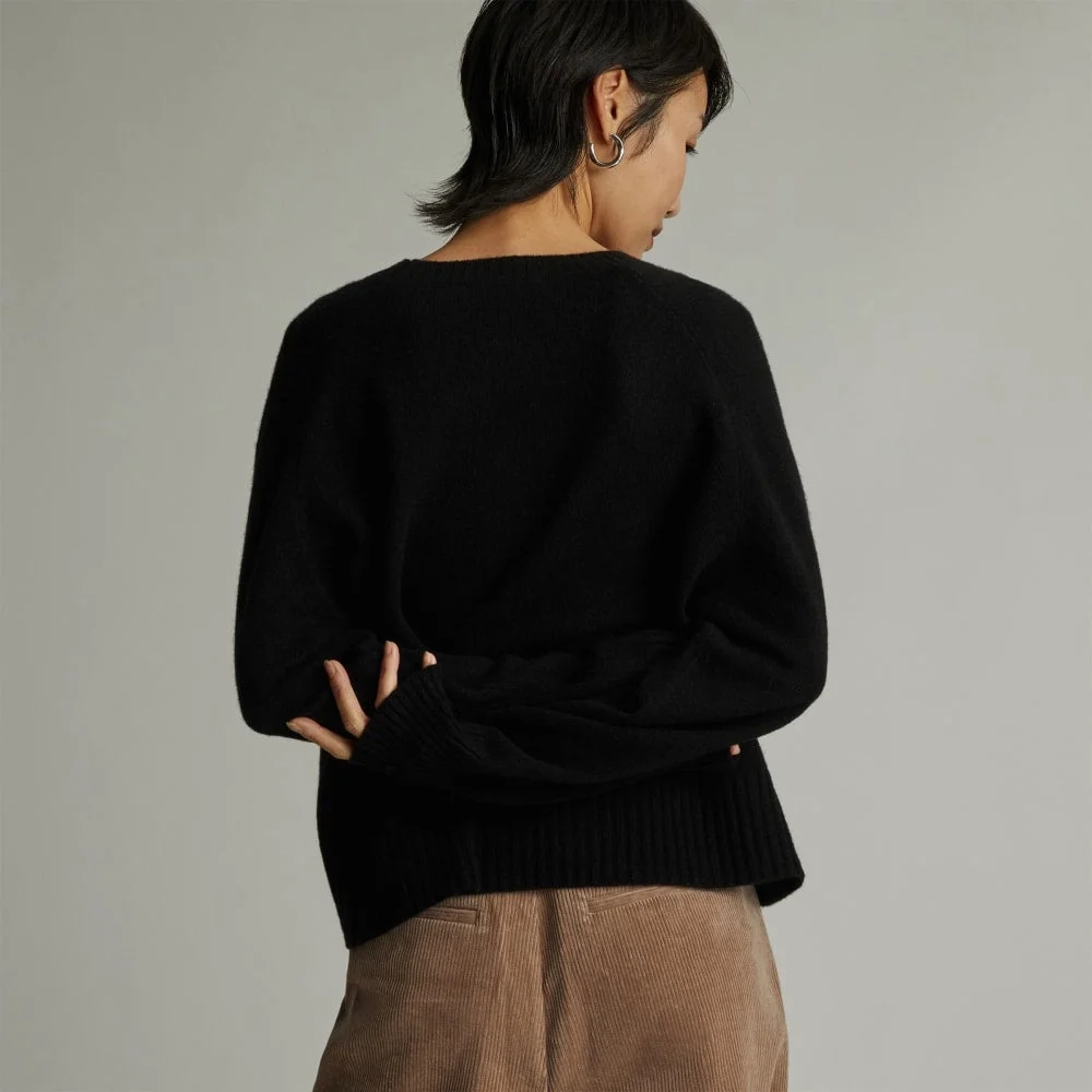 The Everyone Cashmere Crew | Black (9)