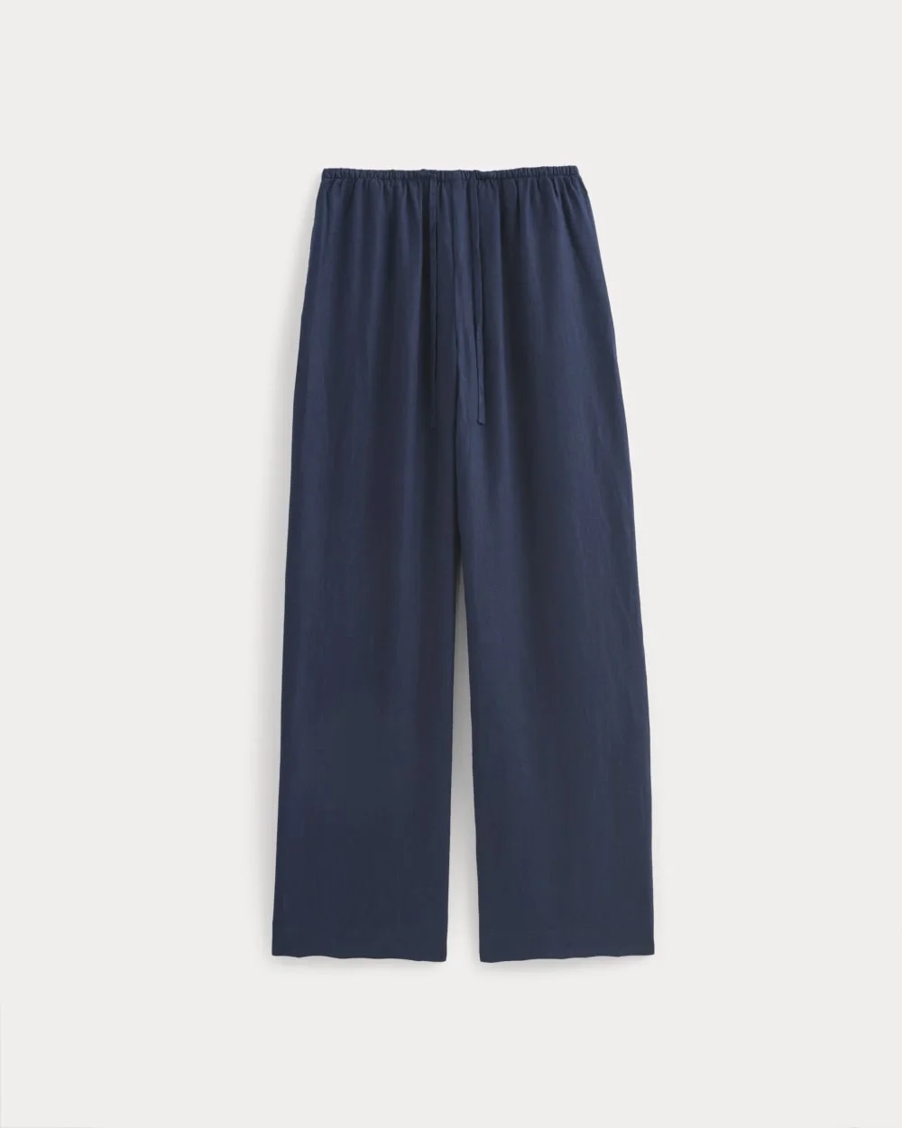 The Drawstring Pant in Linen | Navy (4)