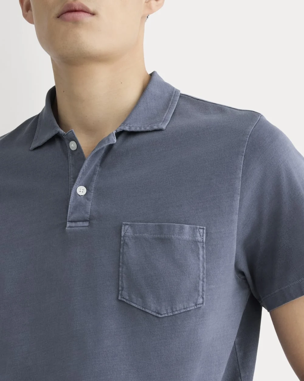 The Essential Organic Garment-Dyed Polo | Navy (4)