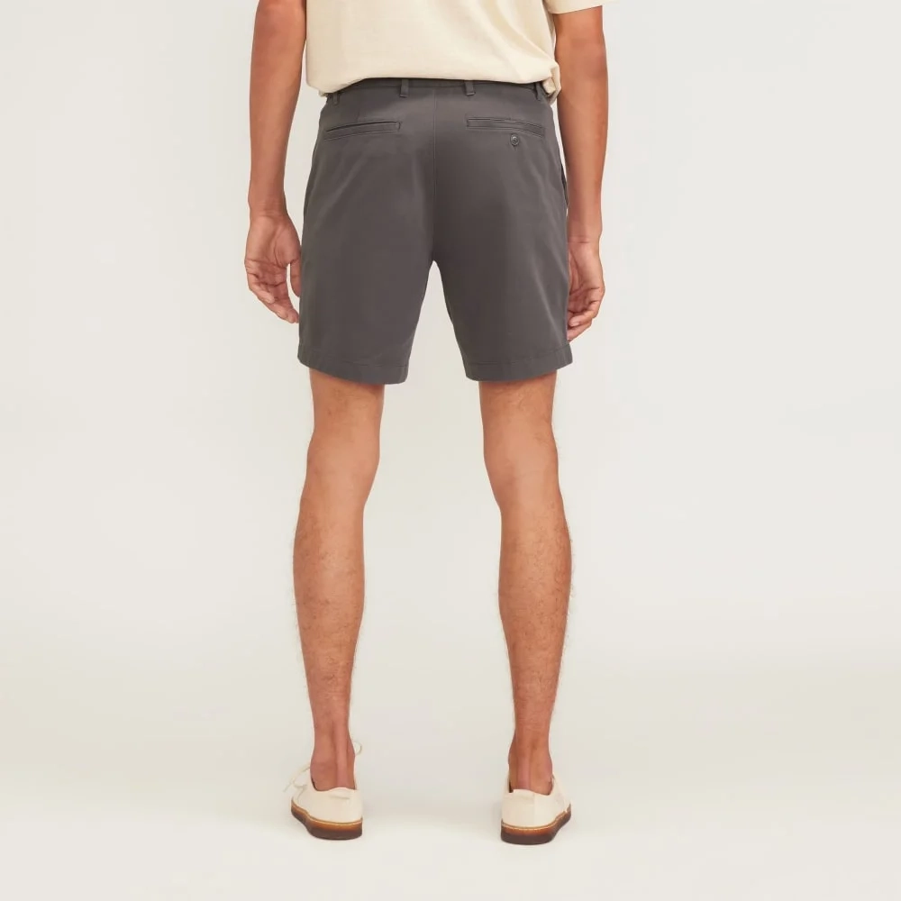 The 7” Slim-Fit Performance Chino Short | Slate Grey (5)
