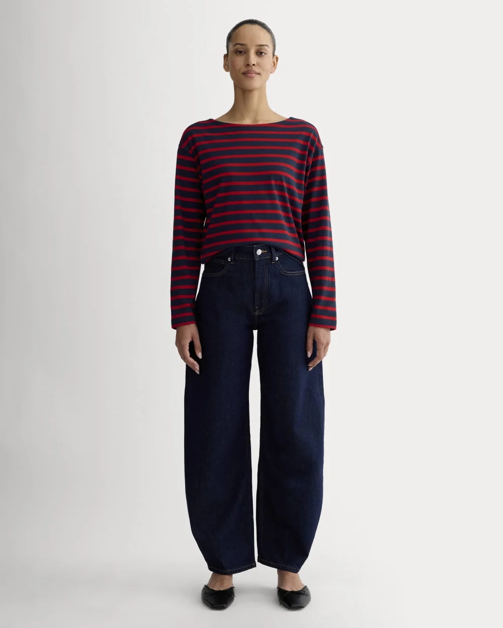 The Mariner Tee | Navy / Classic Red (4)