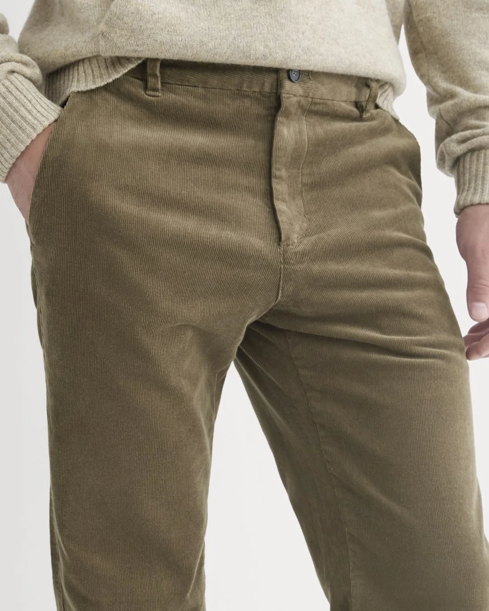 The Corduroy Trouser | Deep Taupe (3)