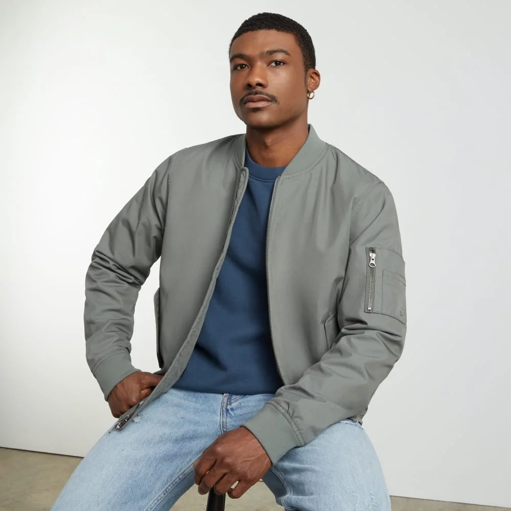 The Bomber Jacket | Uniform | Dark Sage (5)