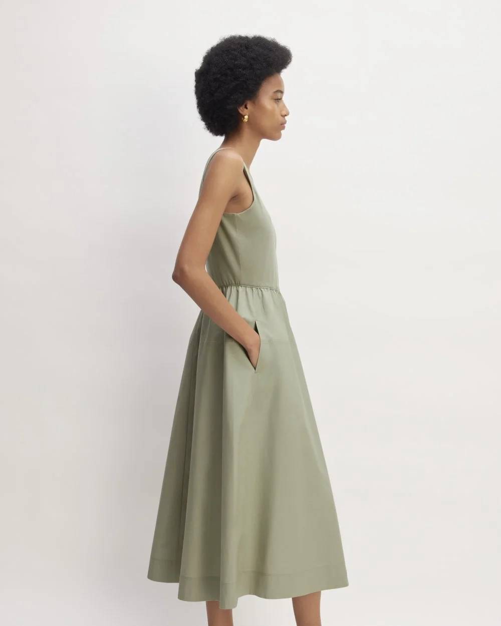 The Supima® Jersey Riviera Dress | Sage Green (5)