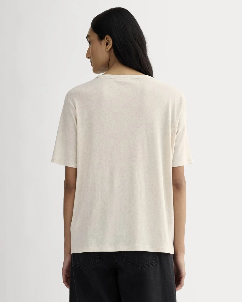 The Air Tee | Heathered Oat (5)