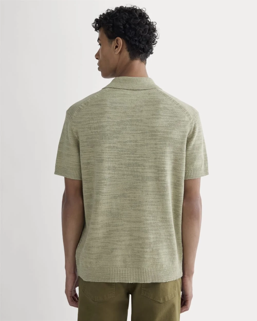 The Cotton Linen Polo | Eucalyptus (6)