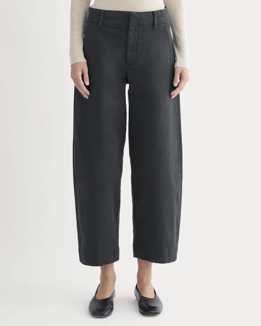 Cotton Twill Chino | Black (5)