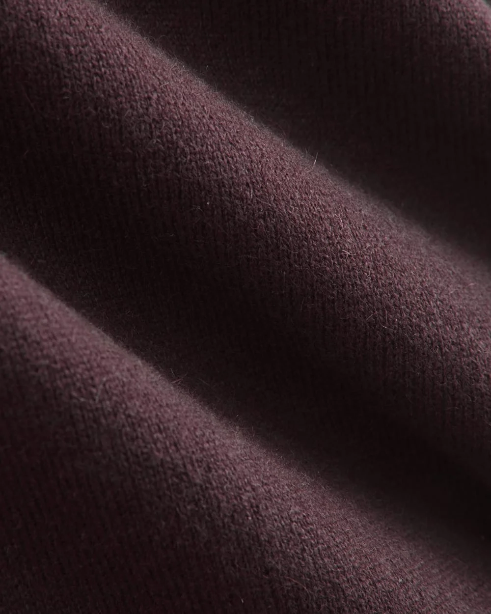 Cashmere Boyfriend Sweater | Wine (6)