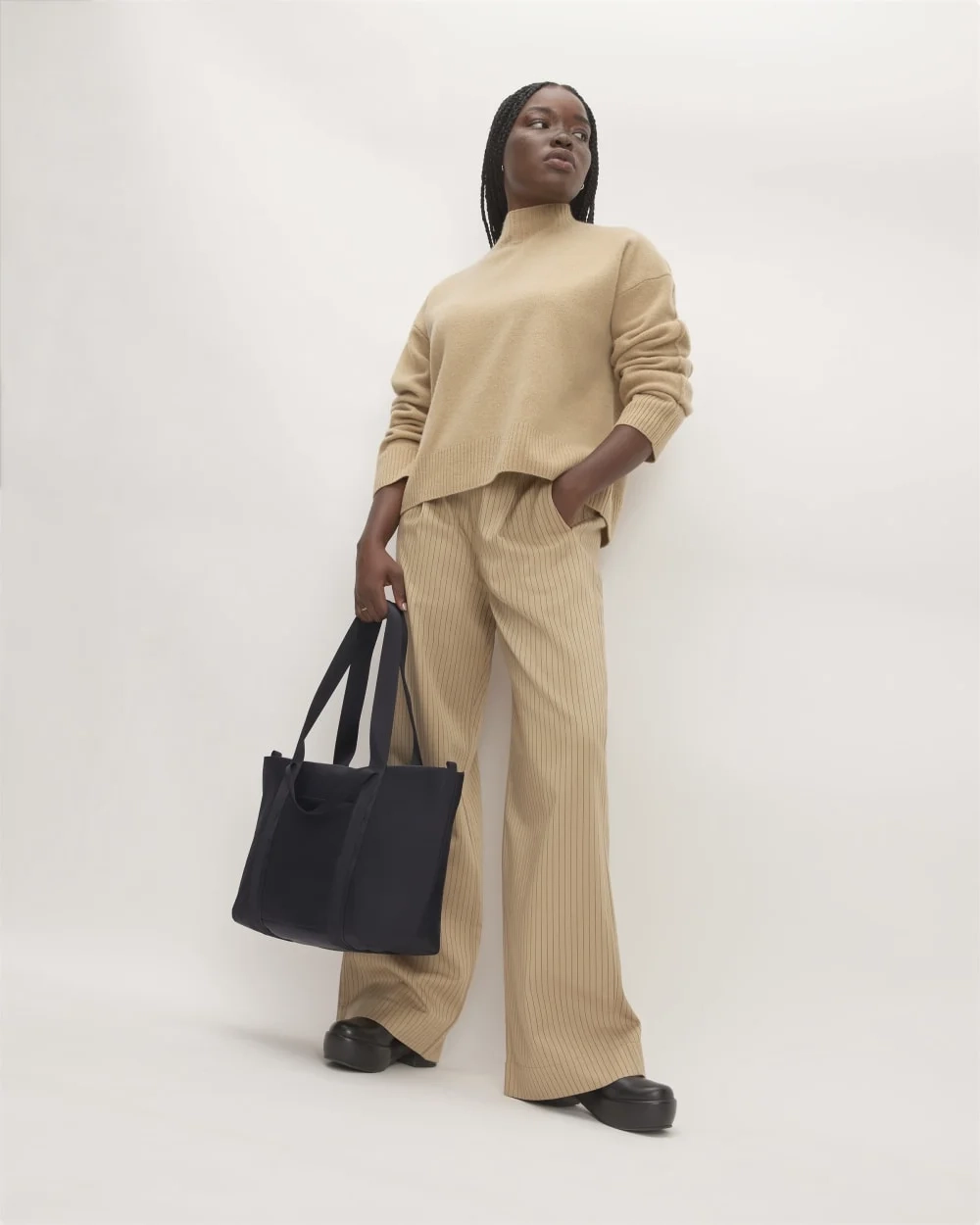 The Recycled Nylon Tote | Black (7)