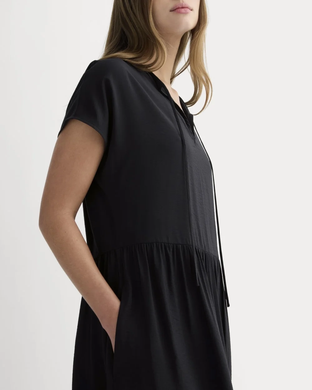 The Midi Dress in SoftLuxe | Black (4)