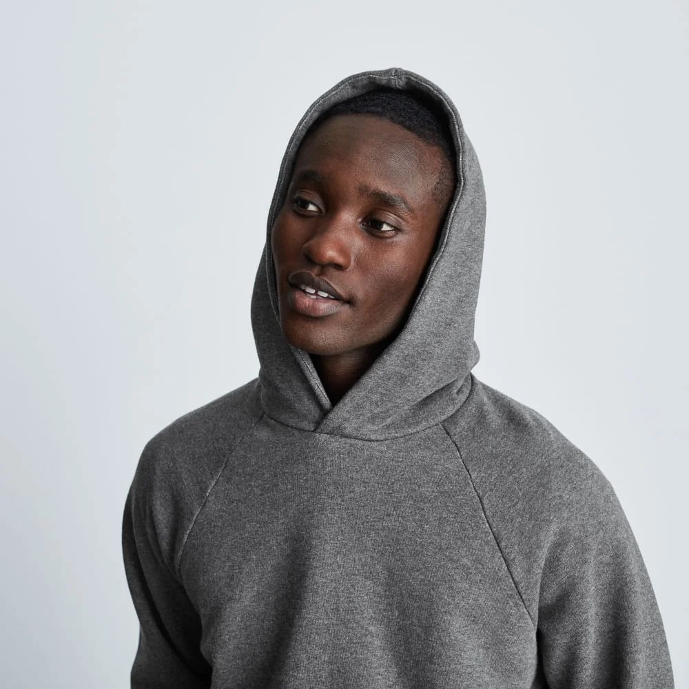 The Track Hoodie | Dark Heather Grey (5)