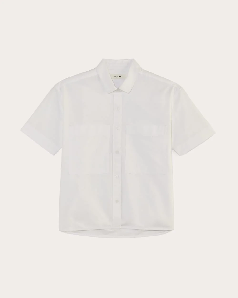 The Short-Sleeve Boxy Oxford | White (5)
