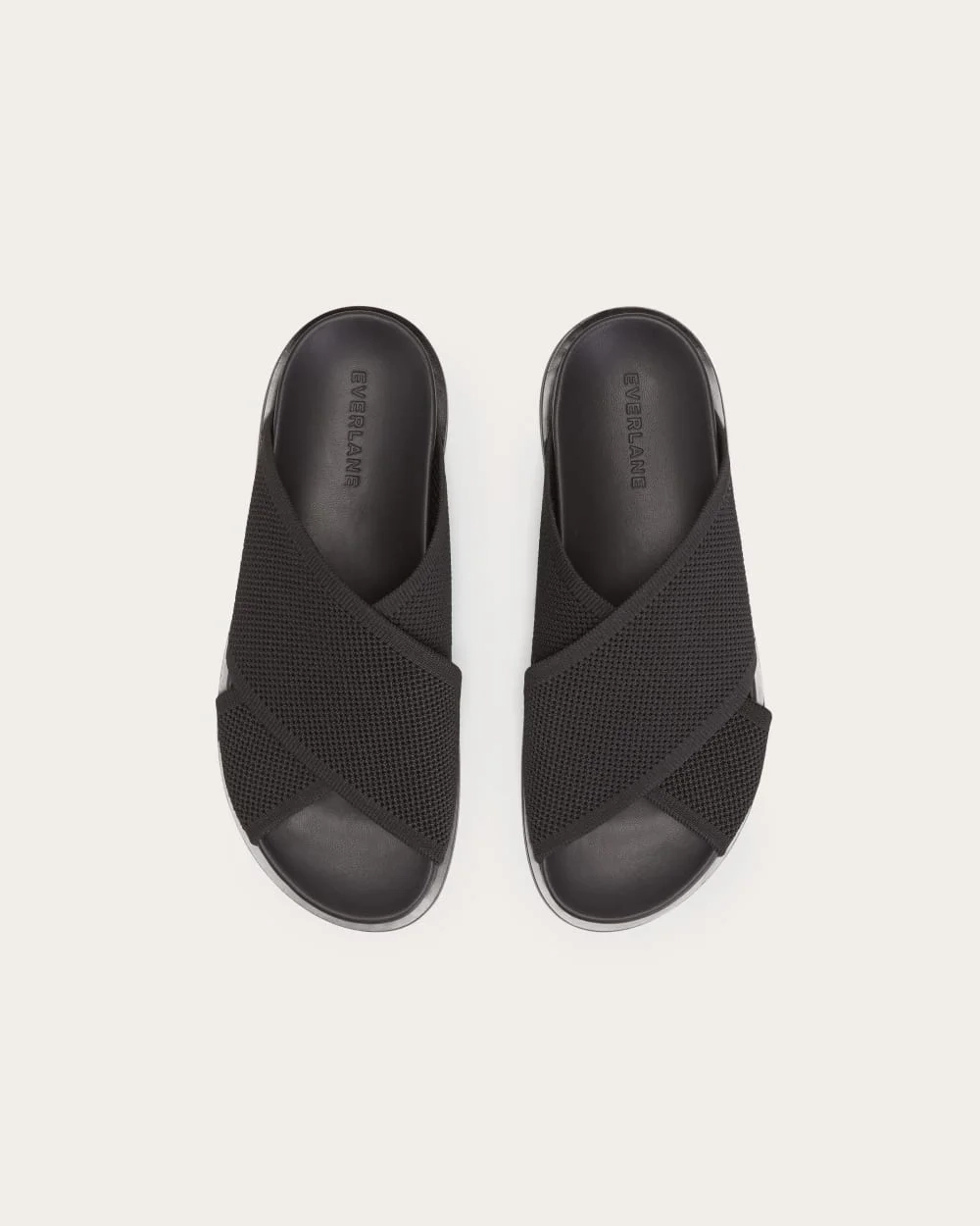 The ReKnit Form Crossover Sandal | Black (6)
