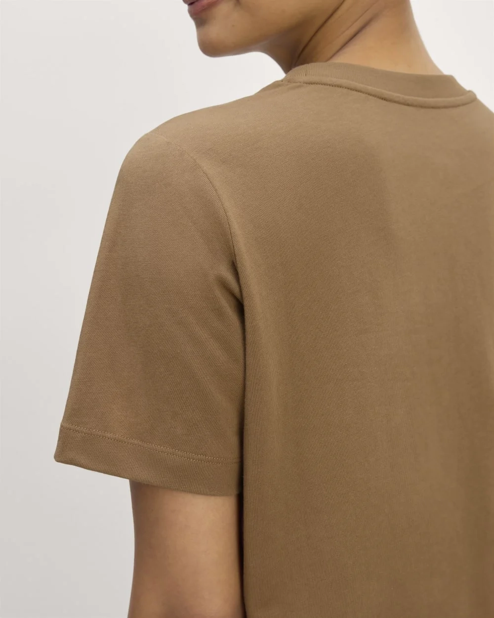 The Organic Cotton Weekend Tee Dress | Toasted Coconut (4)