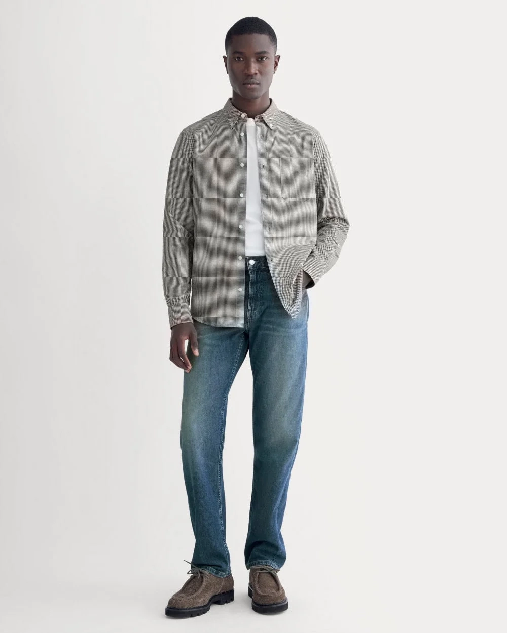 The Slim Oxford Shirt | Forest Night Gingham | Standard (3)