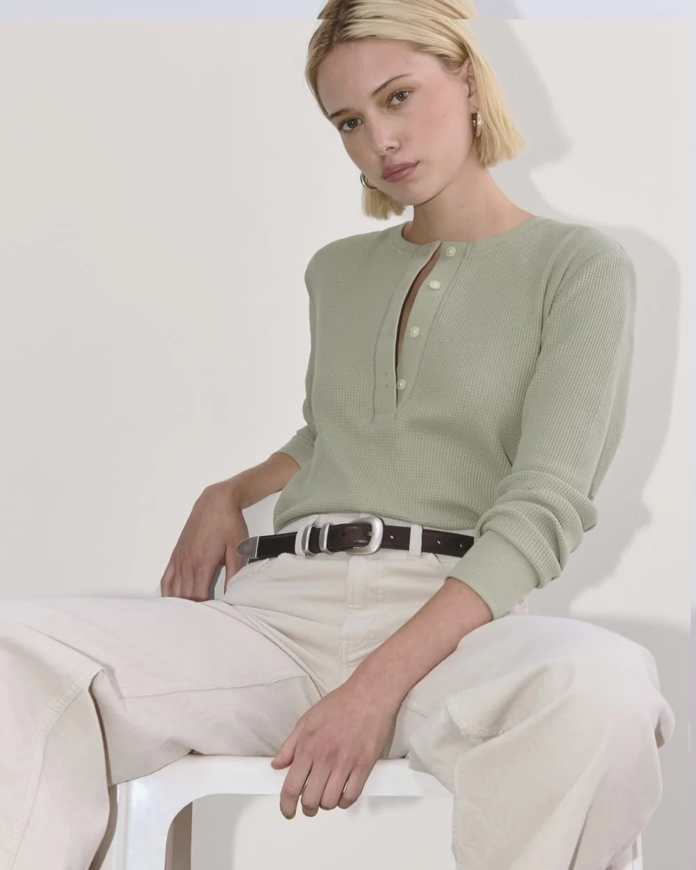 The Waffle Henley | Seagrass (4)
