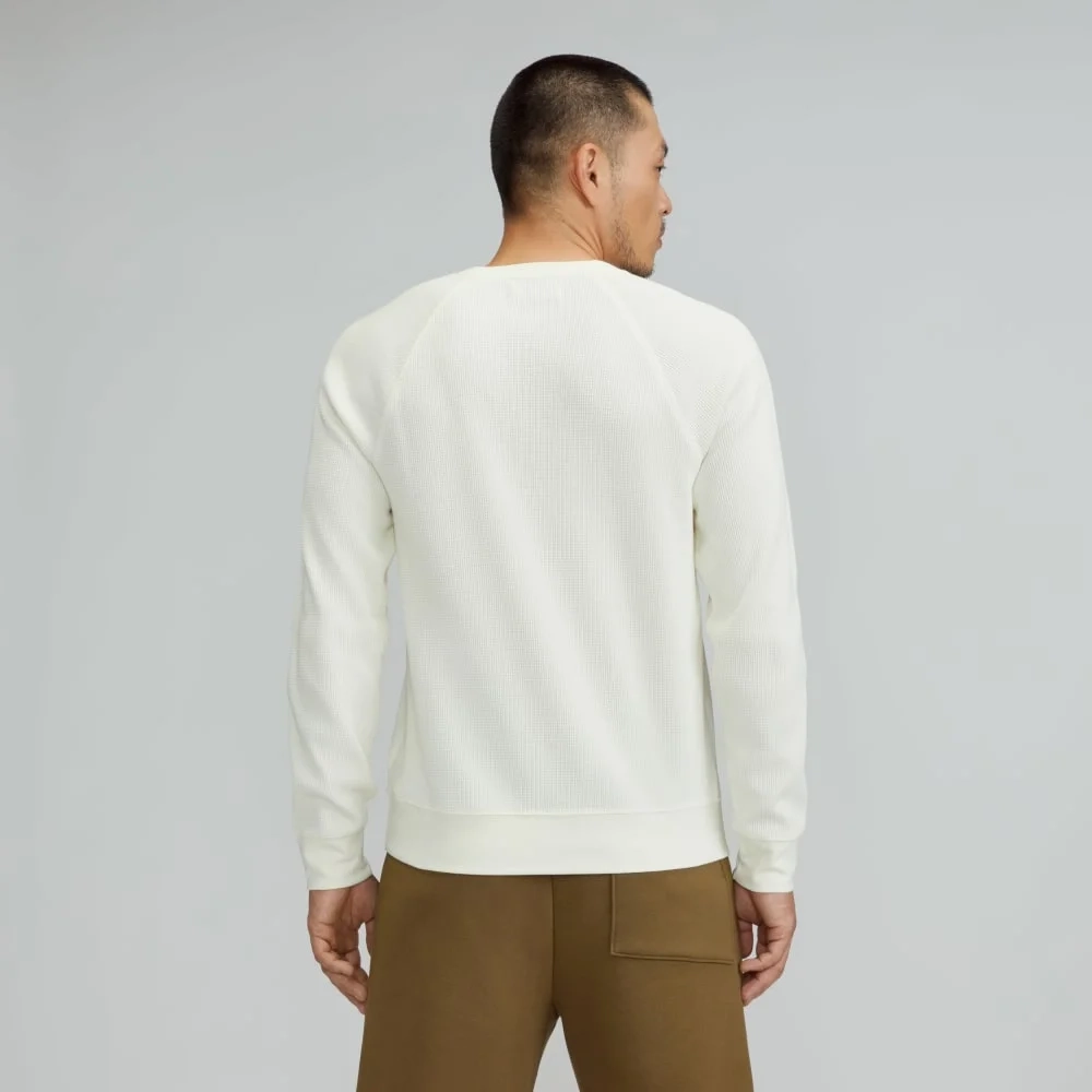 The Waffle Long-Sleeve Crew Tee | Off-White (3)