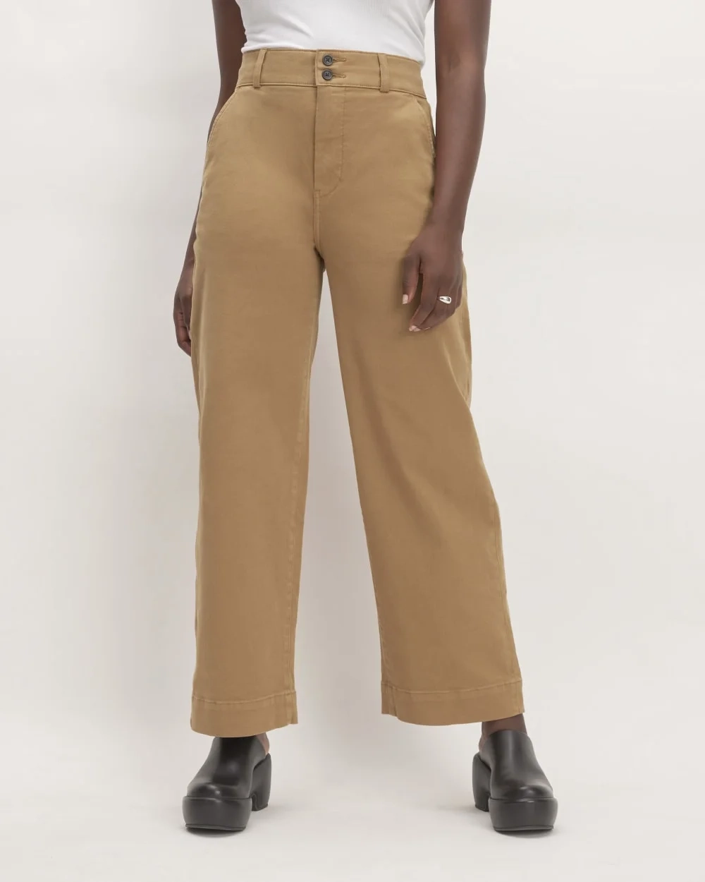 The Organic Wide-Leg Pant | Toasted Coconut (6)