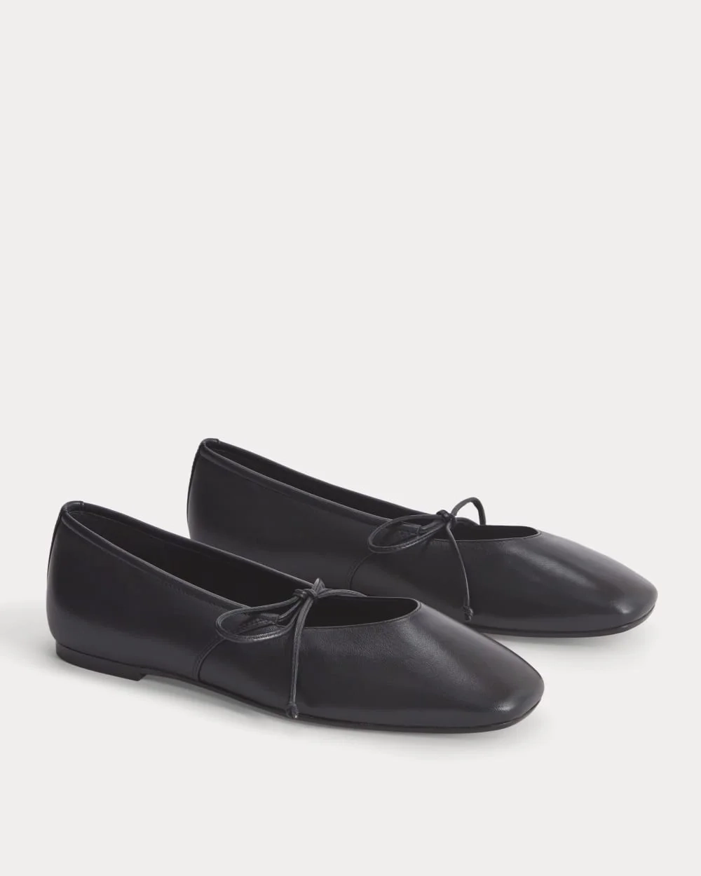 Leather Keyhole Flat | Black (7)