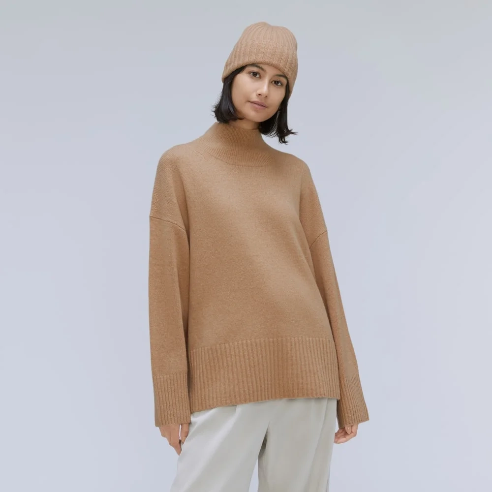 The Cashmere Beanie | Light Camel (7)