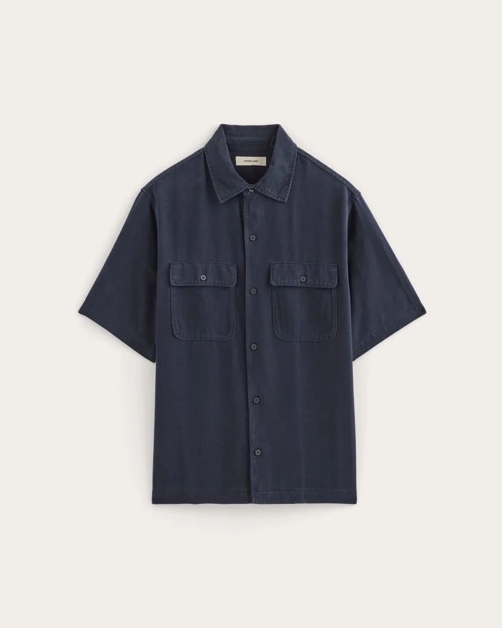 The Relaxed Utility Shirt in Buttersoft | Navy (4)