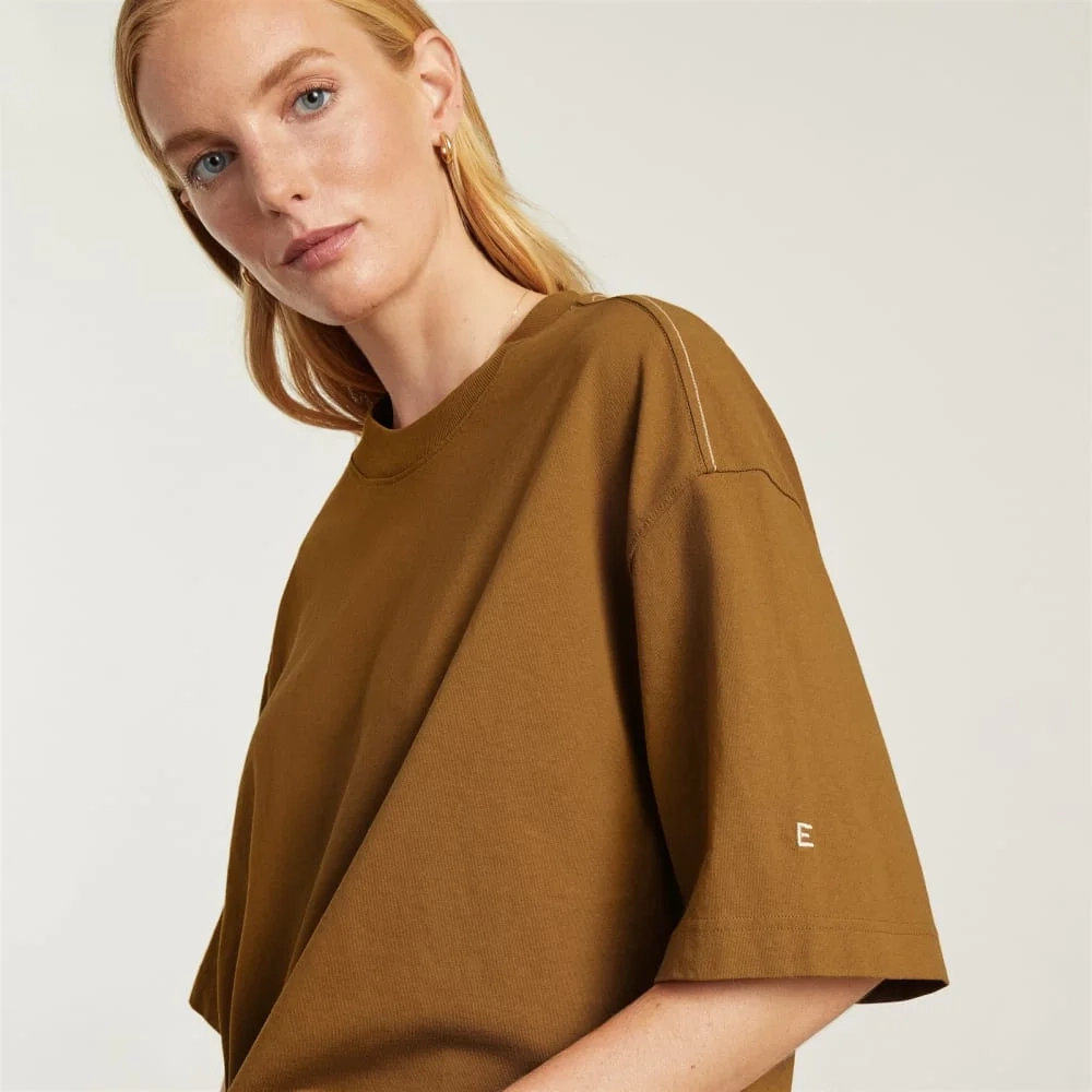 The Premium Weight Relaxed Tee | Tawny Brown (4)