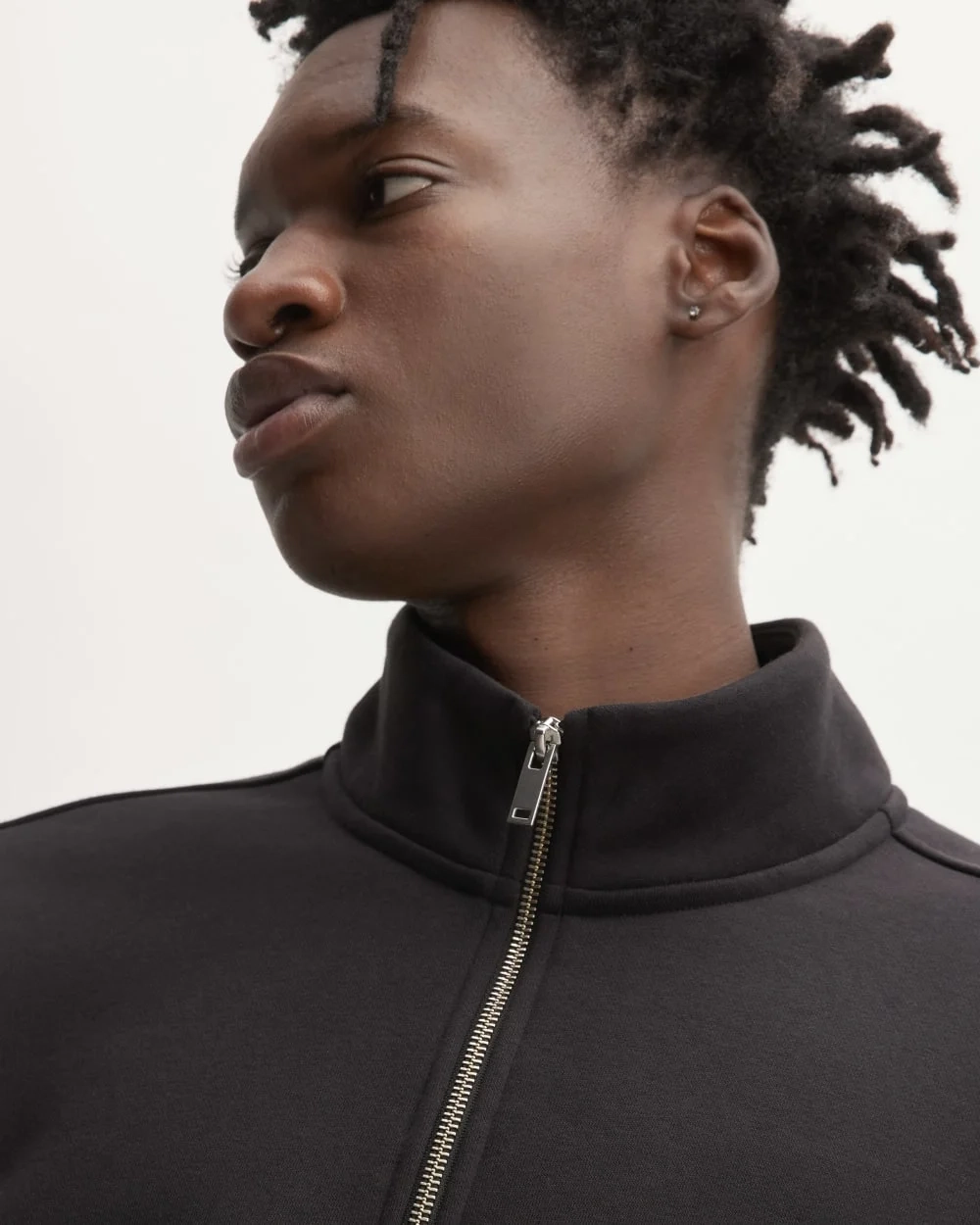 The ReTrack Fleece Half-Zip | Black (5)