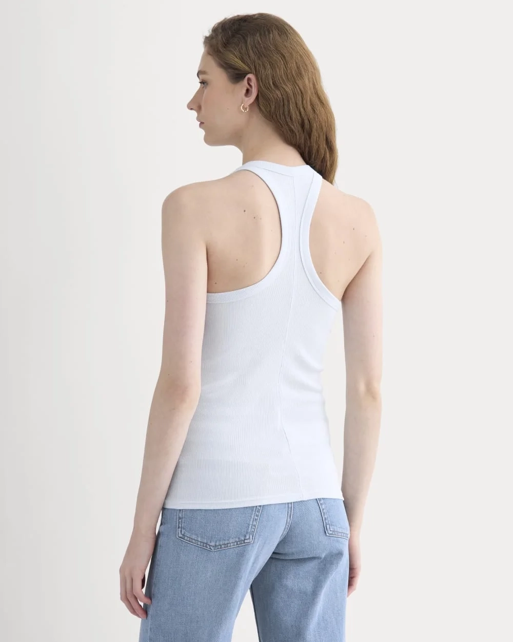 Luxe Rib Racerback Tank | Skywriting (5)