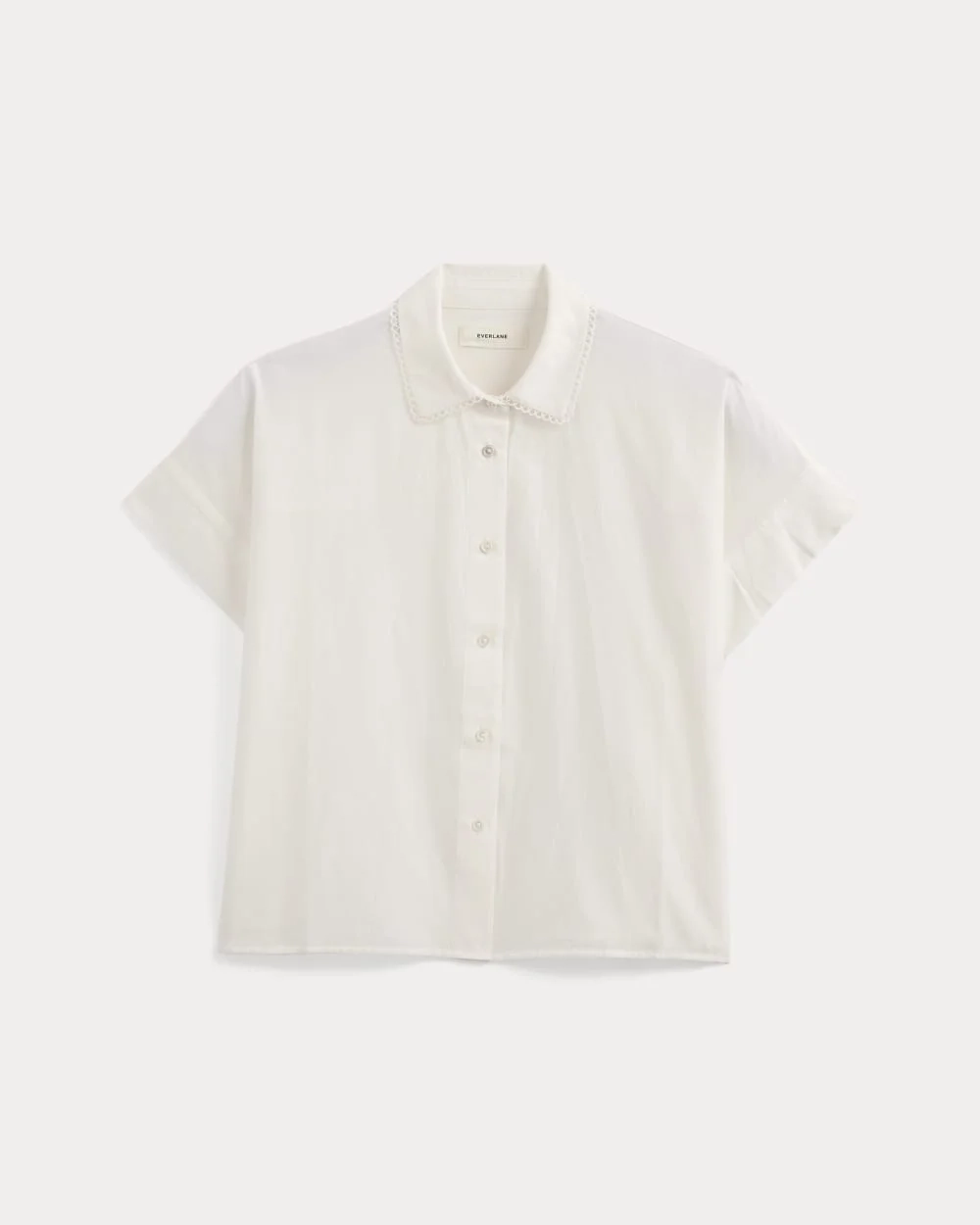 Scalloped-Collar Square Shirt | Bone (4)