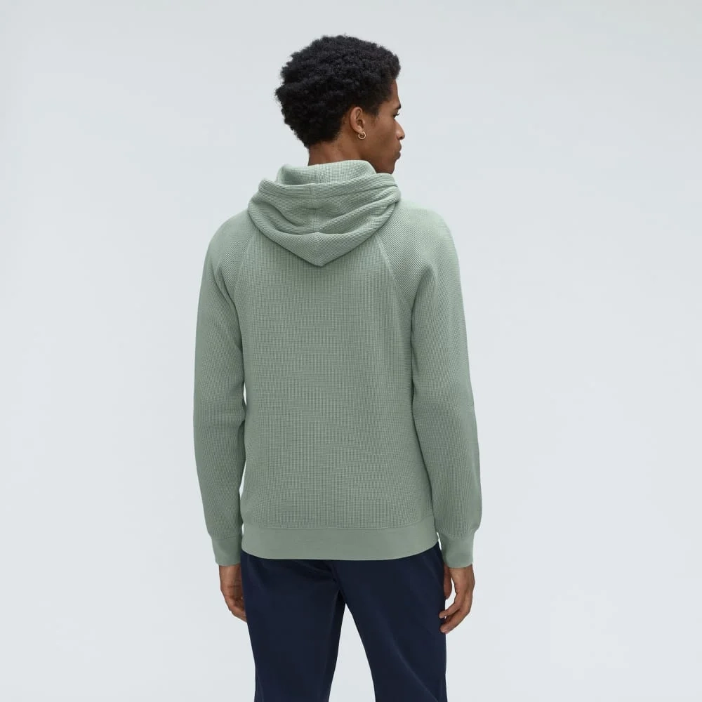 The Waffle-Knit Hoodie | Lily Pad (4)