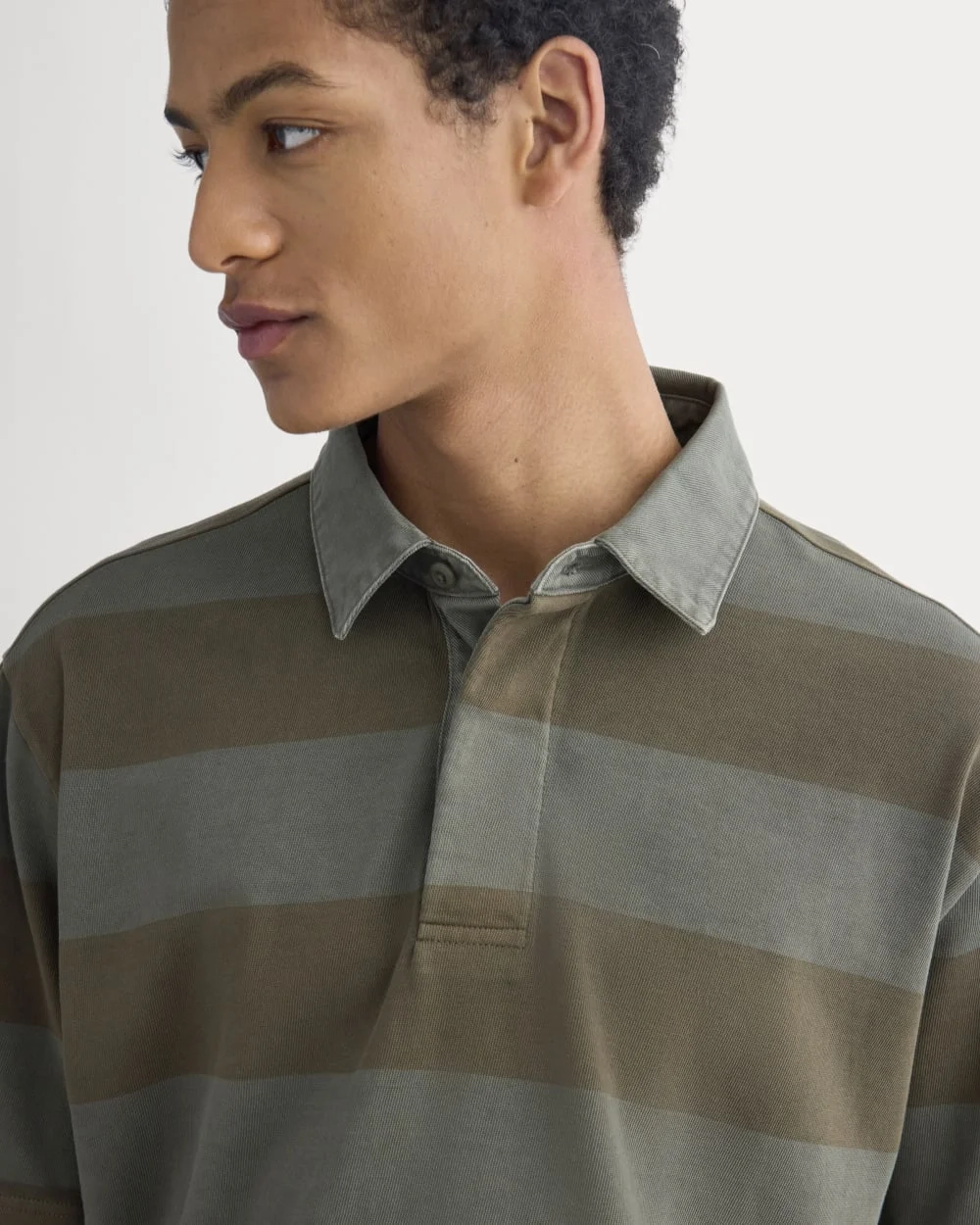 Vintage Rugby Polo | Overdye Olive Night (6)