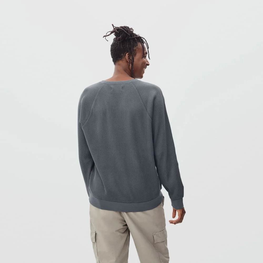 The Waffle Long-Sleeve Crew Tee | Slate (4)