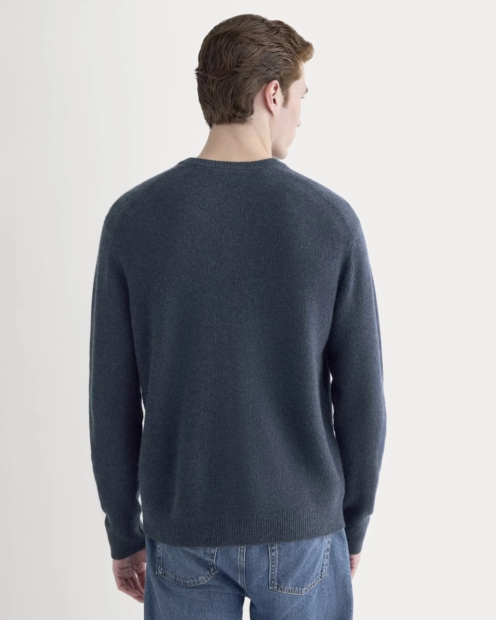 Henley in Wool Cashmere | Indigo (5)