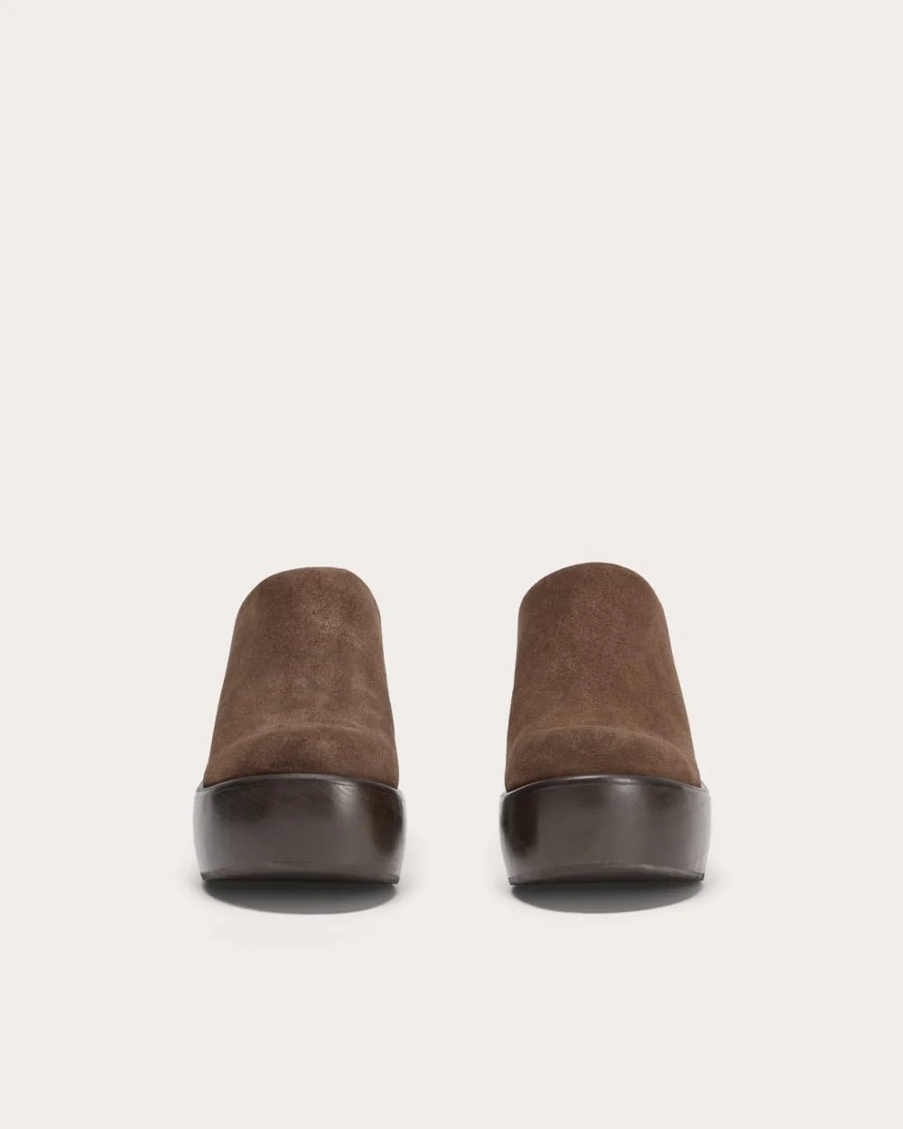 The Wooden Puffa Clog | Dark Umber Suede (4)