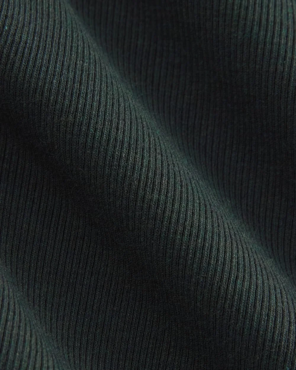 The Luxe Rib Turtleneck | Heathered Dark Sea (5)