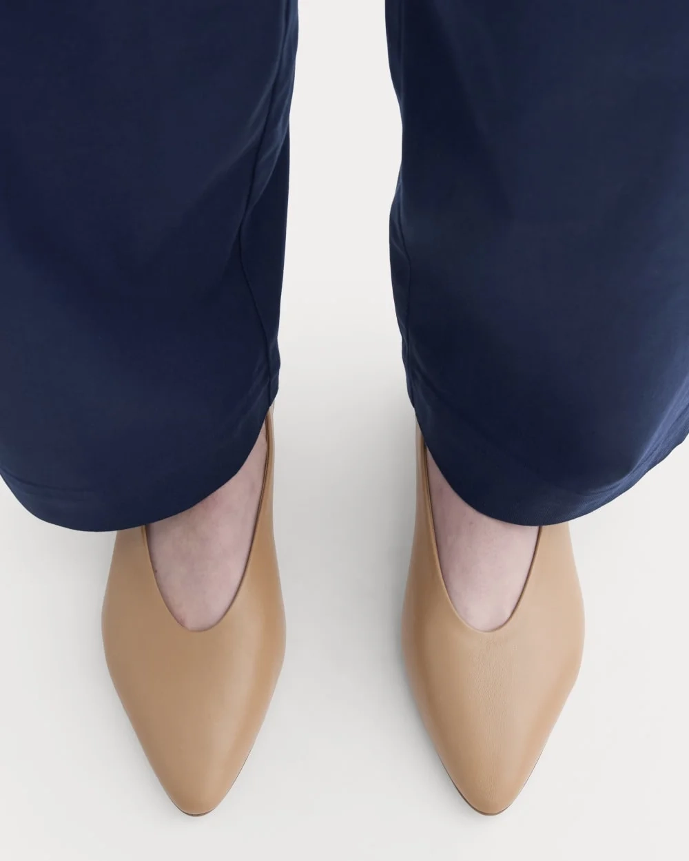 Made in Italy Almond-Toe Flat | Affogato (9)