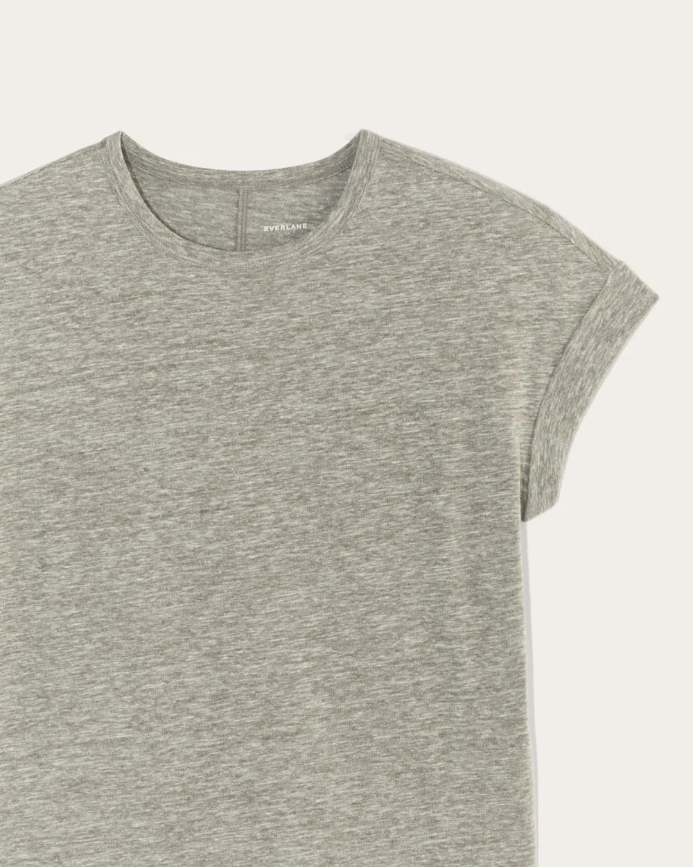 The Perform Tee | Heathered Grey / Olive (5)