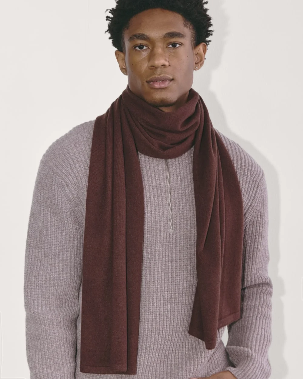 The Cashmere Scarf | Dark Mahogany (3)