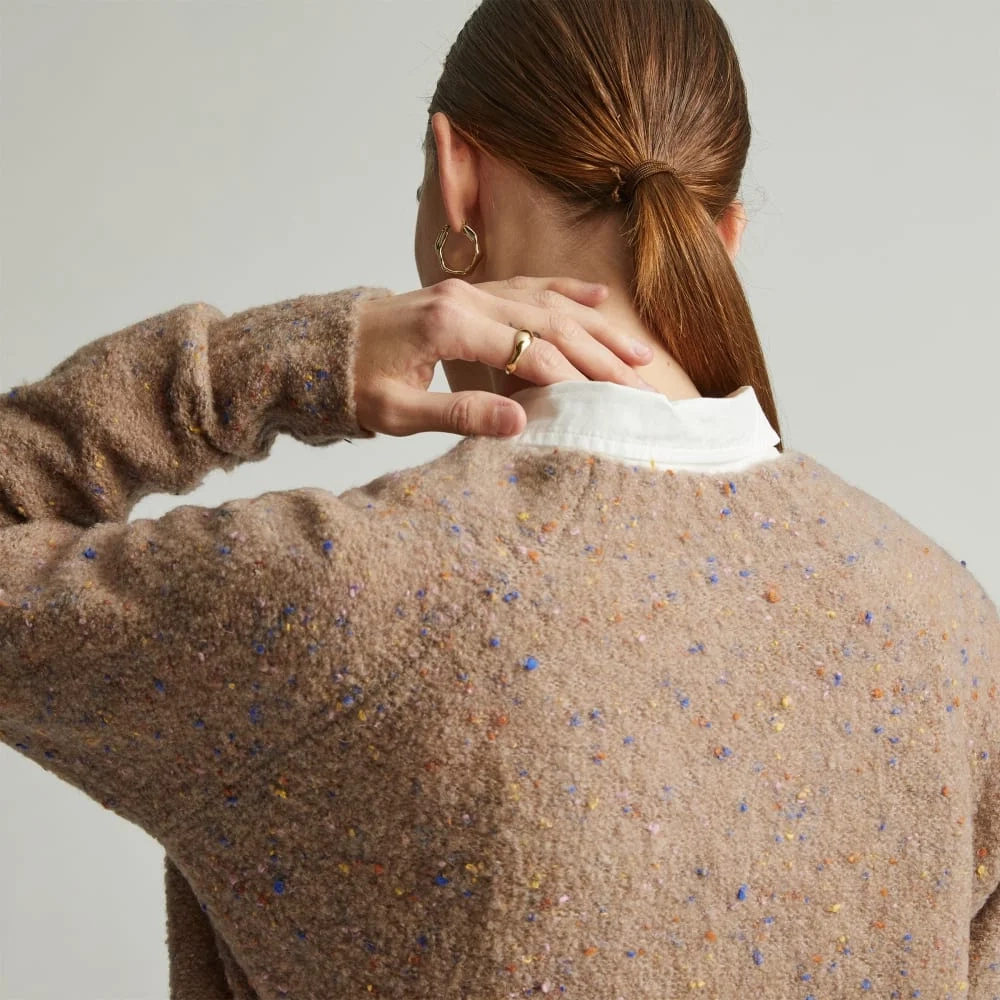The Confetti Cardigan | Taupe Multi (6)