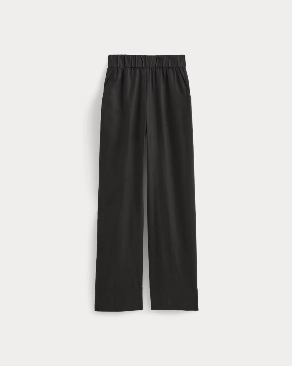 The Linen Easy Pant | Black (5)