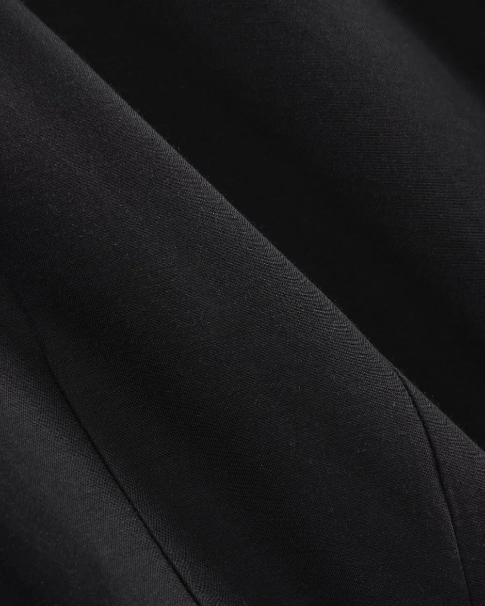 Balloon Sleeve Top in Cotton Silk | Black (5)
