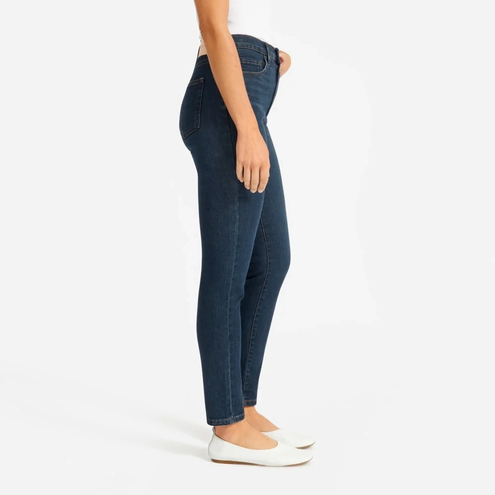 The Authentic Stretch High-Rise Skinny | Deep Indigo | 26.5" Inseam (11)